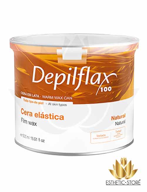 Cera Elástica en Lata Natural 500ml – Depilflax