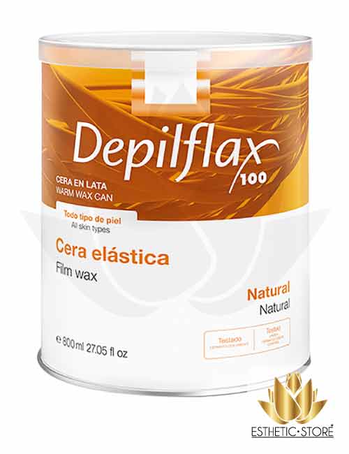 Cera Elástica en Lata Natural 800ml – Depilflax