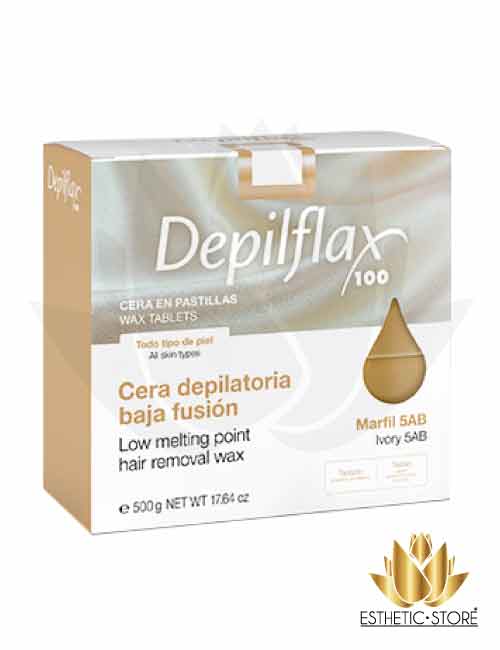 Cera Marfil 5AB en Caja 500g (Cremosa Plus Total) – Depilflax