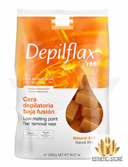Cera Natural 3AB en Pastillas 1000g (Cristalina) – Depilflax