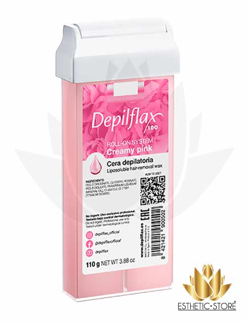 Cera Rollon Creamy Pink 110g – Depilflax