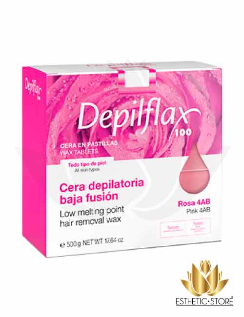 Cera Rosa 4AB en Caja 500g (Cremosa Plus Total) – Depilflax