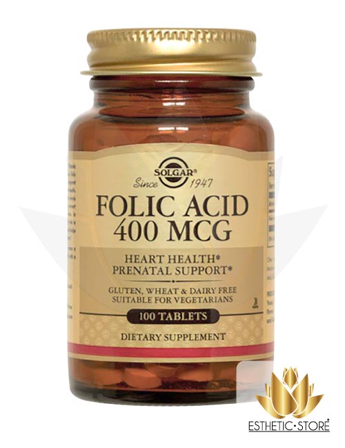Folic Acid 400MCG - Solgar