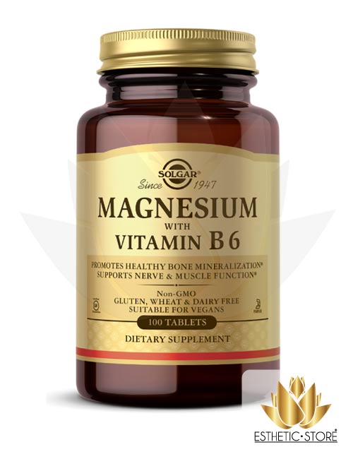 Magnesium With Vitamin B6 - Solgar 1