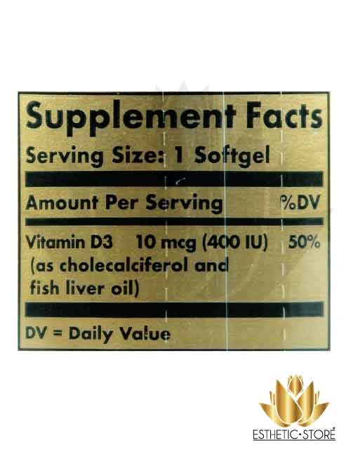 Vitamin D3 400IU - Solgar 2