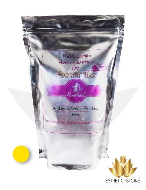 Mascarilla Hidroplastica UV Amarilla 250g - Al Natural